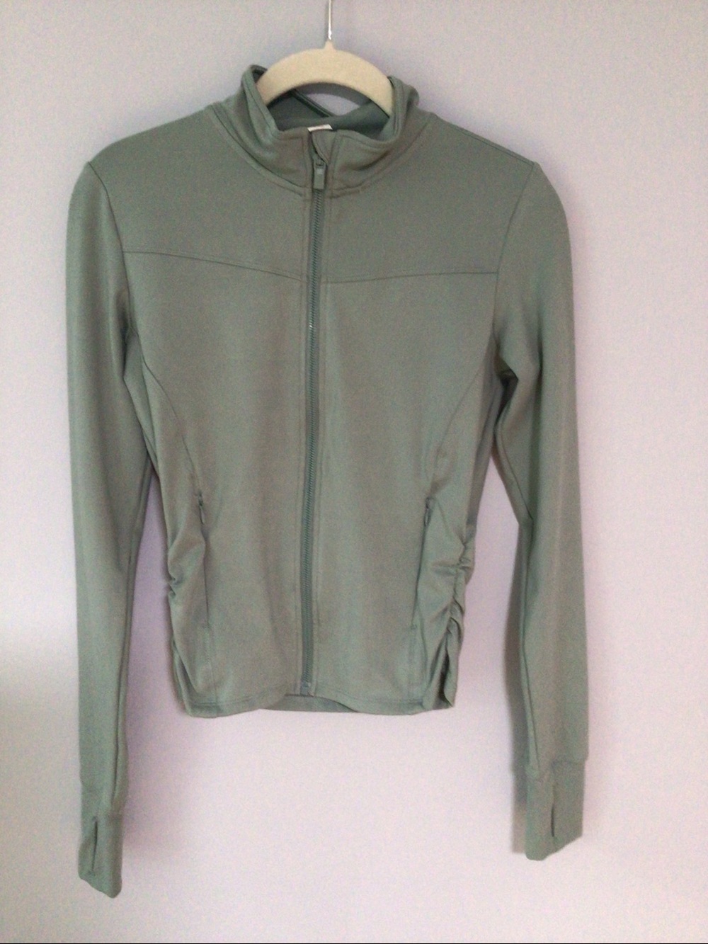 Yogalicious Lux Dominique Women’s Sage Green Zip-Up Jacket S